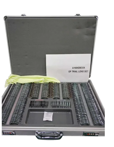 Optical Trial Lens Set TLS-266  Ophthalmic Instrumental Lens 266 pieces Optical Trial Frame Kit Set Plastic Ring