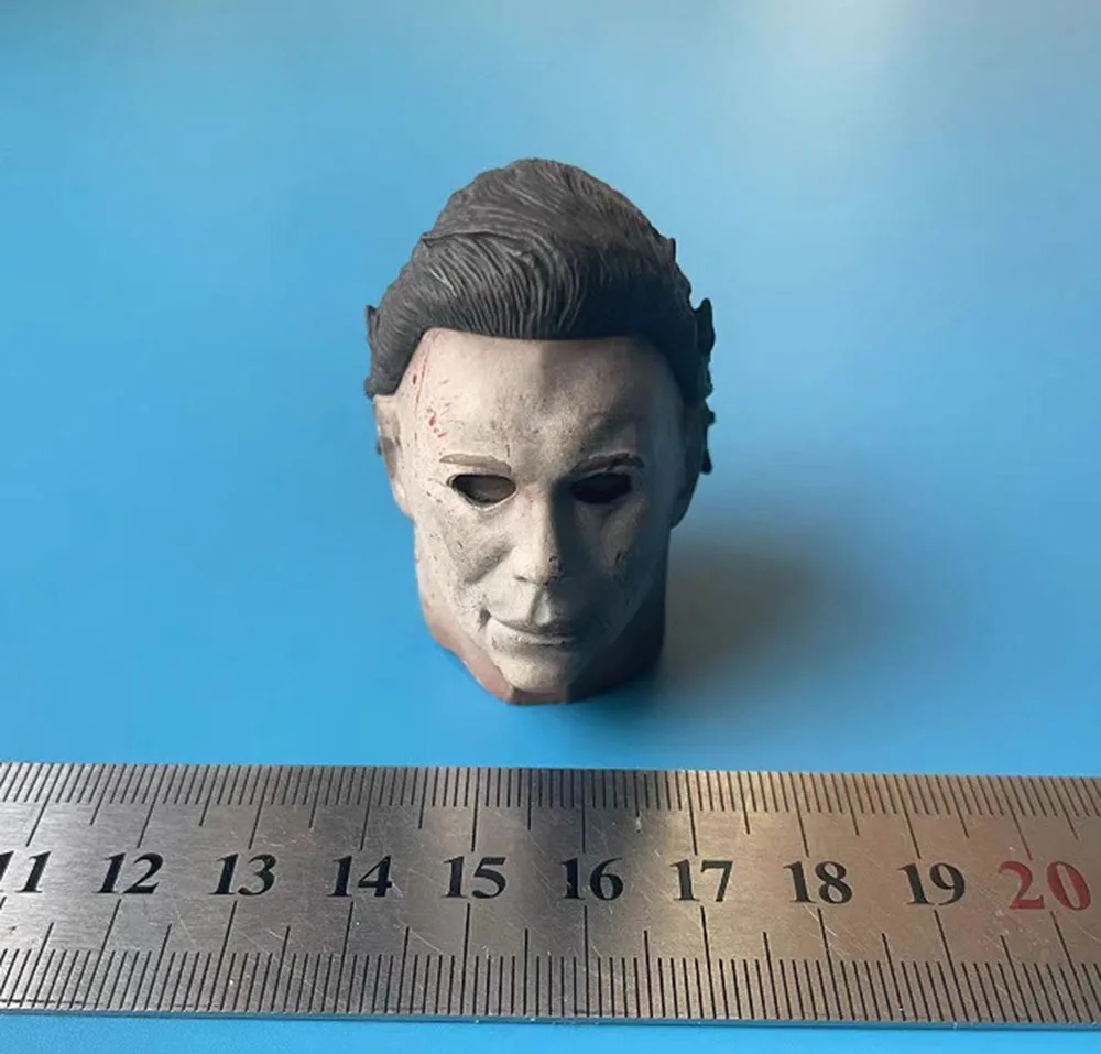 ألعاب منحوتة على شكل رأس وحش-ألعاب منحوتة للرجال ، مهرجانات هالونيا سعيدة ، دمية حركة خدعة أو إعادة تريه ، 12 "، BD001 ، B001 #5