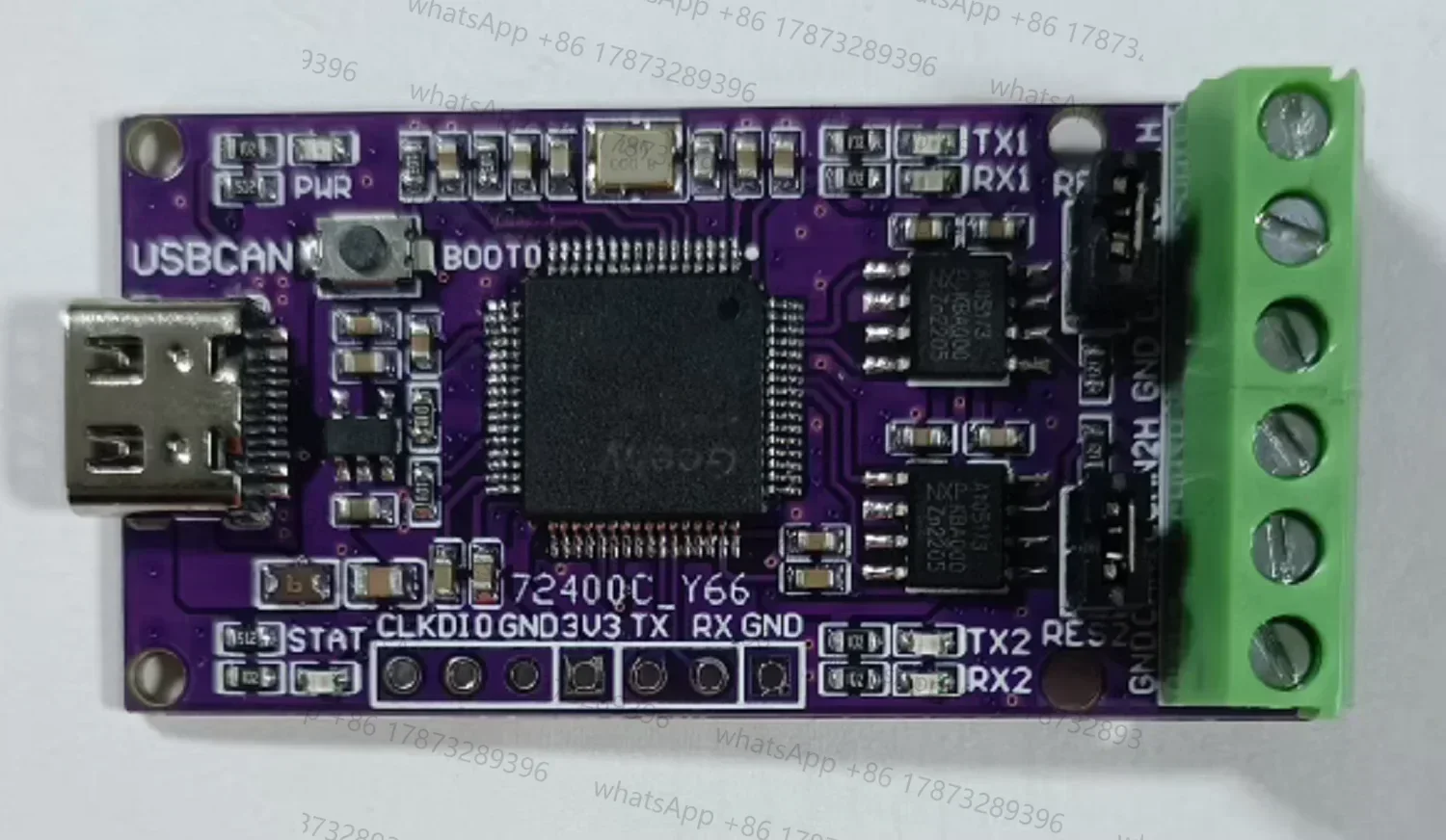 PCAN double Open Source USBCAN USB vers CAN analyseur de débogage USB vers PCAN adaptateur analyseur