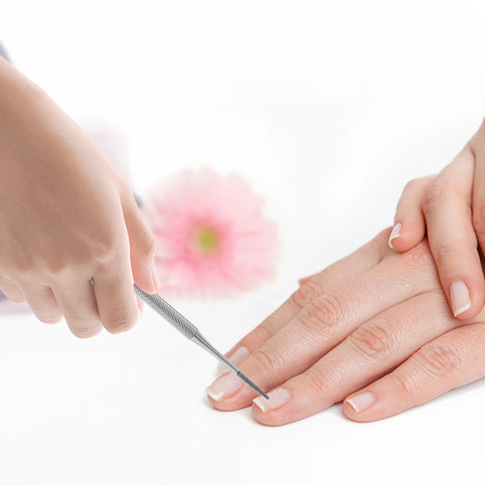 

3pcs Double Ended Pedicure Tools Stainless Steel Toe Cleaner File Set For Ridge Removal Smoothing Daily Home Salon Use Double