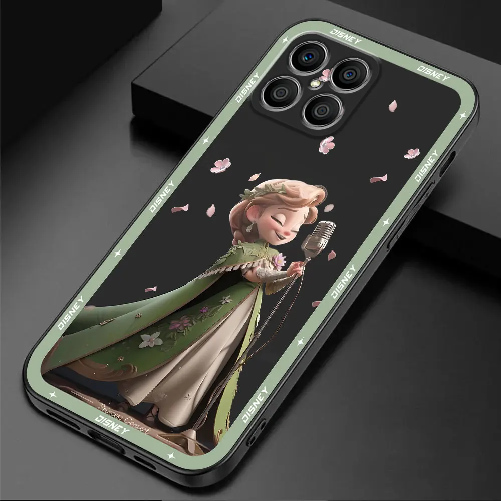 Disney cute Princess Case for Honor X8a 90 Pro 8X X9a X7 X8 70 X6a X6 Magic5 Lite Magic5 Cover Bumper Funda Silicone