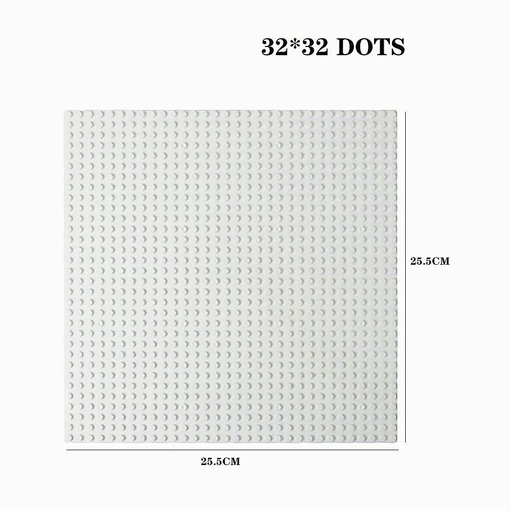 Basisplaat 32*32 16X32 16X16 Stippen Bouwstenen Basisplaat Diy Plastic Plaat Klassieke Bakstenen Accessoires Kids Speelgoed