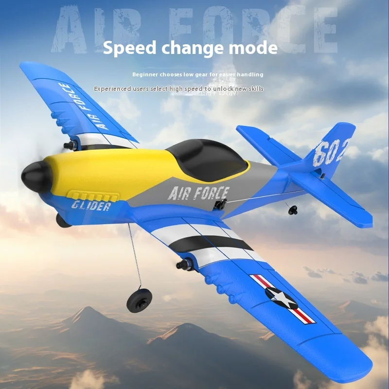 

P51D Mustang RC Airplane 2.4G 3CH 370mm Wingspan RC Aircraft EPP Foam Remote Control Fighter RTF Glider Plane Toys Gifts