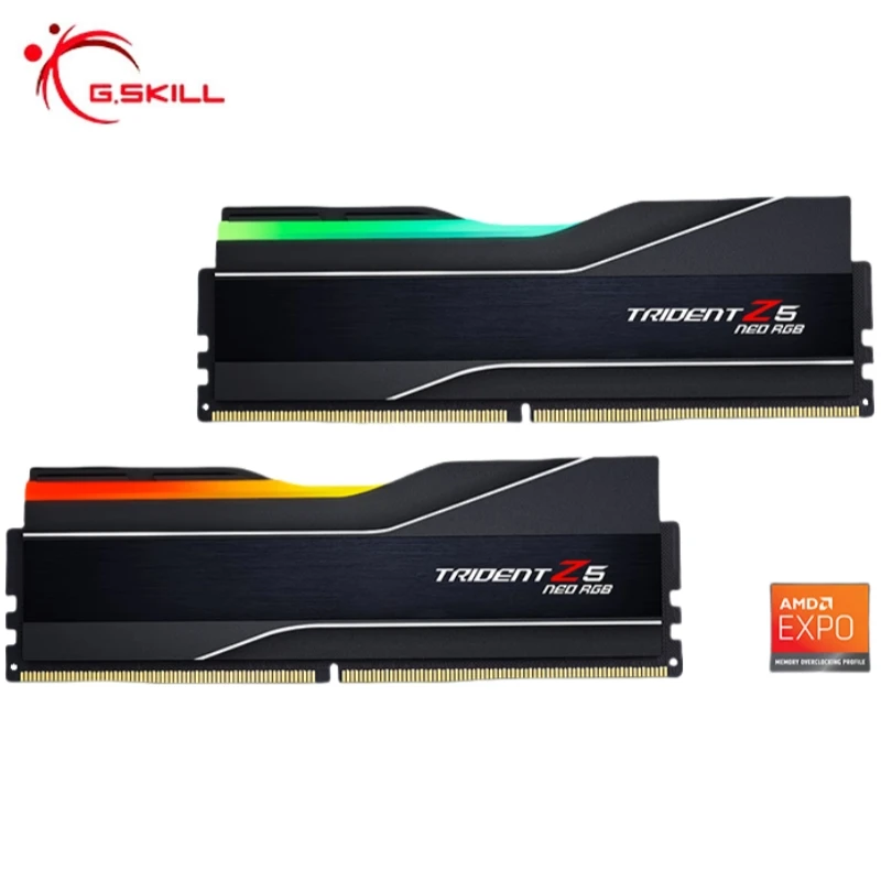 メモリー G.SKILL TRIDENT Z5 RGB 16GBx2 DDR5-6000 Desktop Memory (U-DIMM/CU-DIMM) - Trident Z5 RGB (DDR5/Intel XMP