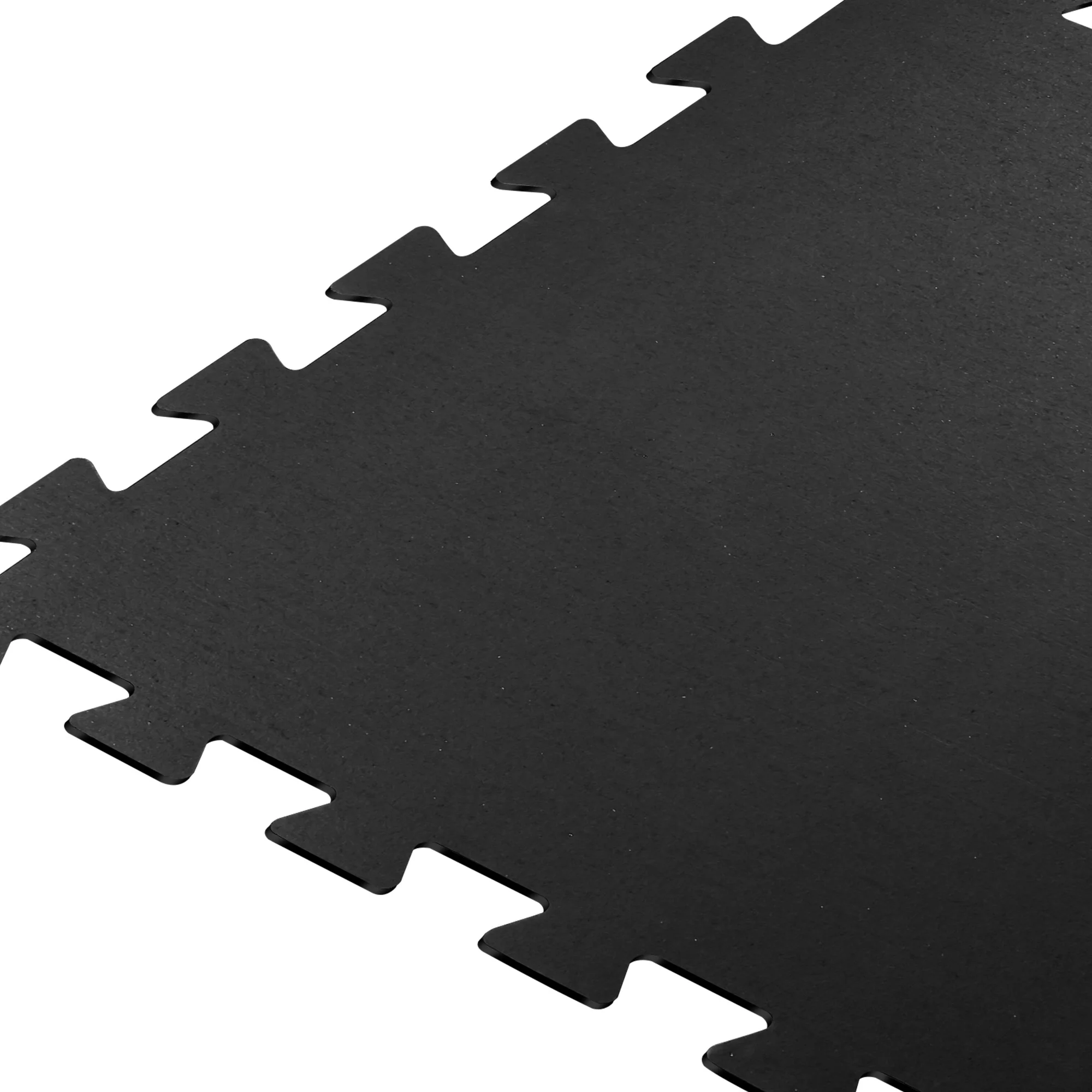 Telas de piso de ginástica de borracha interligadas de 6 mm de espessura 24 x 24 polegadas (60 x 60 cm) Pacote com 8