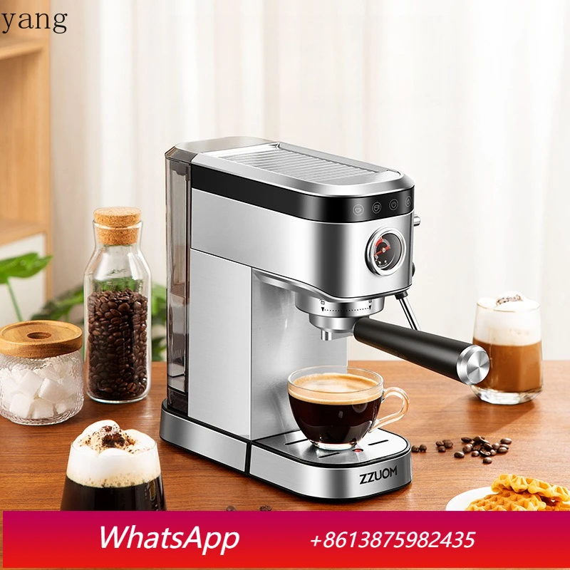 LTT Italian Household Small Stainless Steel Milk Foam High Pressure Concentrated Steam Coffee Pot