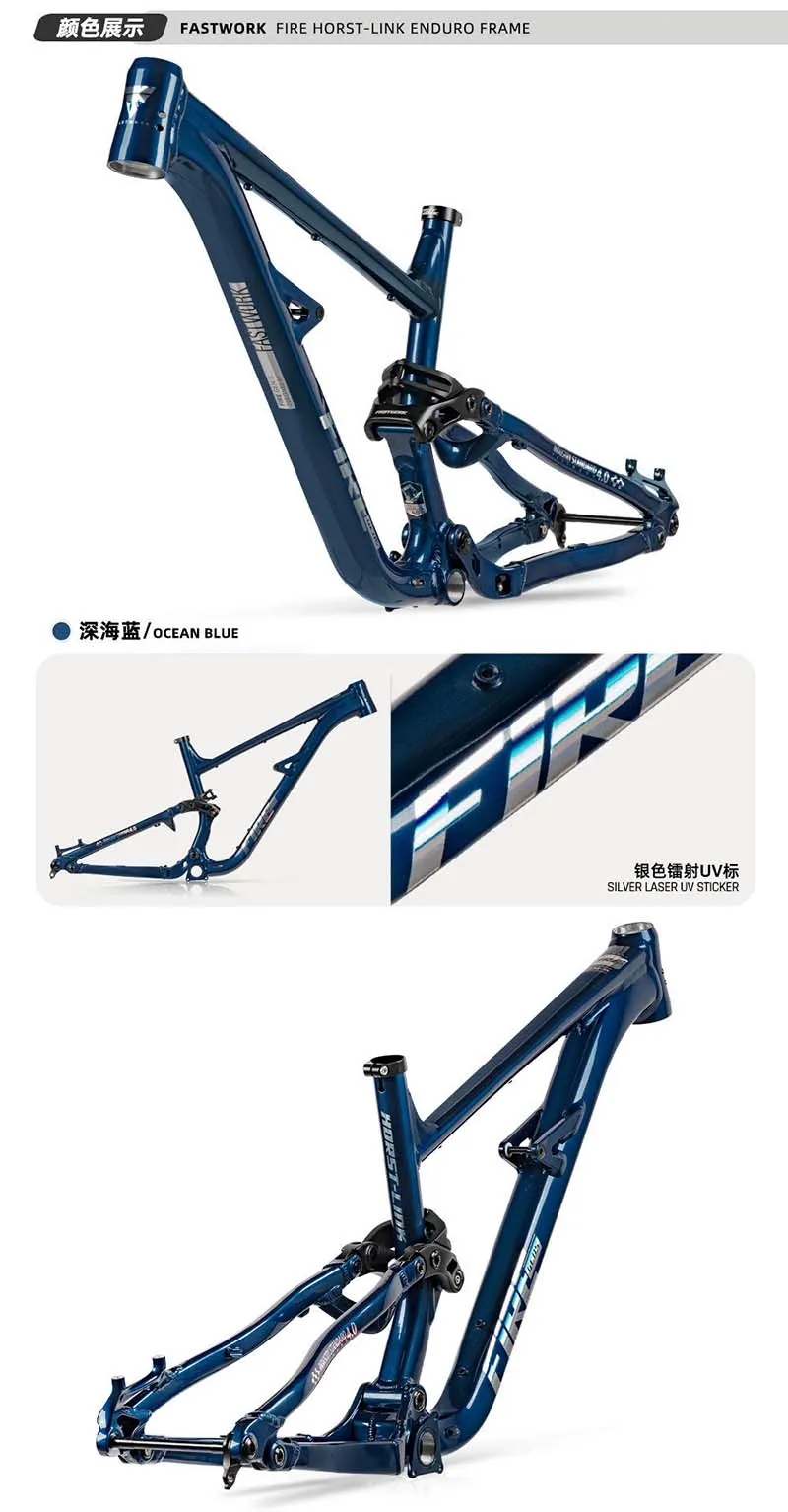 Enduro Mountain Bike Frame Soft Tail Aluminum Alloy MTB 29/27.5 er DH XC AM Boost 148mm DPD EU
