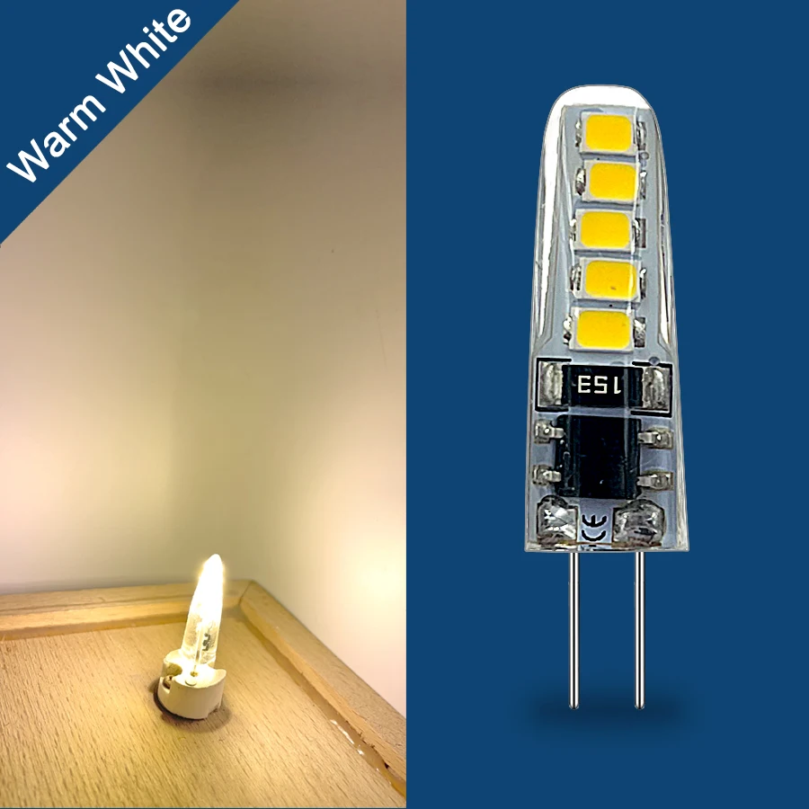 10 stuks G4 LED-lamp 2W AC220V 2835SMD siliconenlamp warm/koud wit 360 graden hoek energiebesparend LED-licht