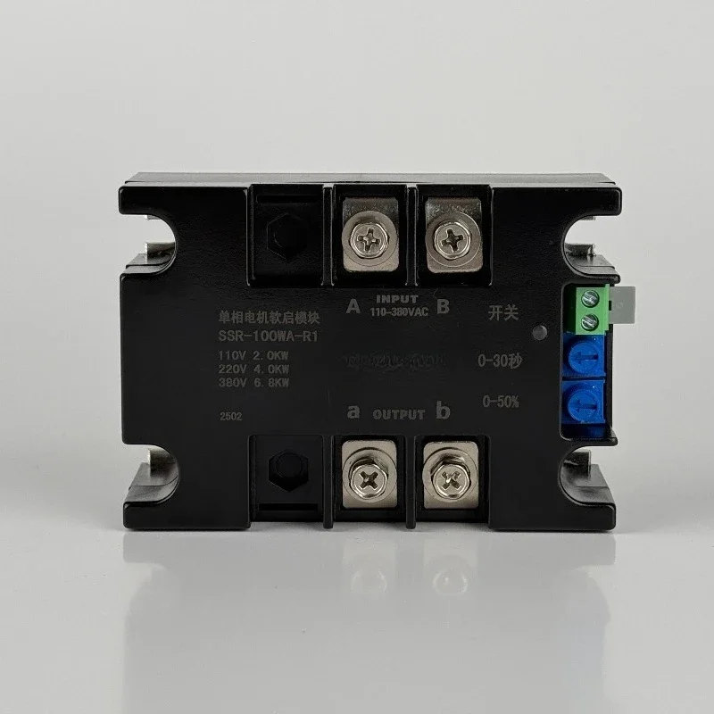 

inventorySingle Phase Motor Soft Starter 220V SSR-40WA-R1 1.5KW, 1KW, 2KW, 4KW, 6KW, 8KW For Fan & Water Pump