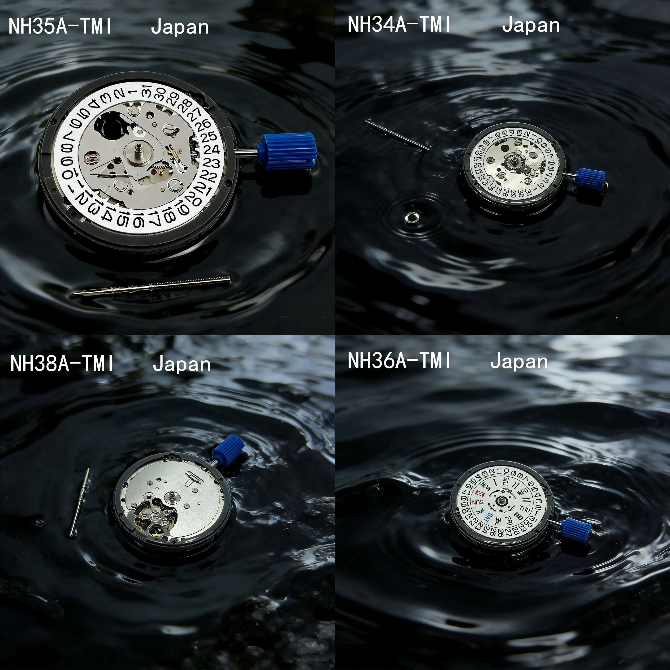 

Японские механизмы для механических часов NH35, NH36, NH34, NH38, TMI NH35A, NH36A, NH34A, NH38A, запчасти для автоматических часов