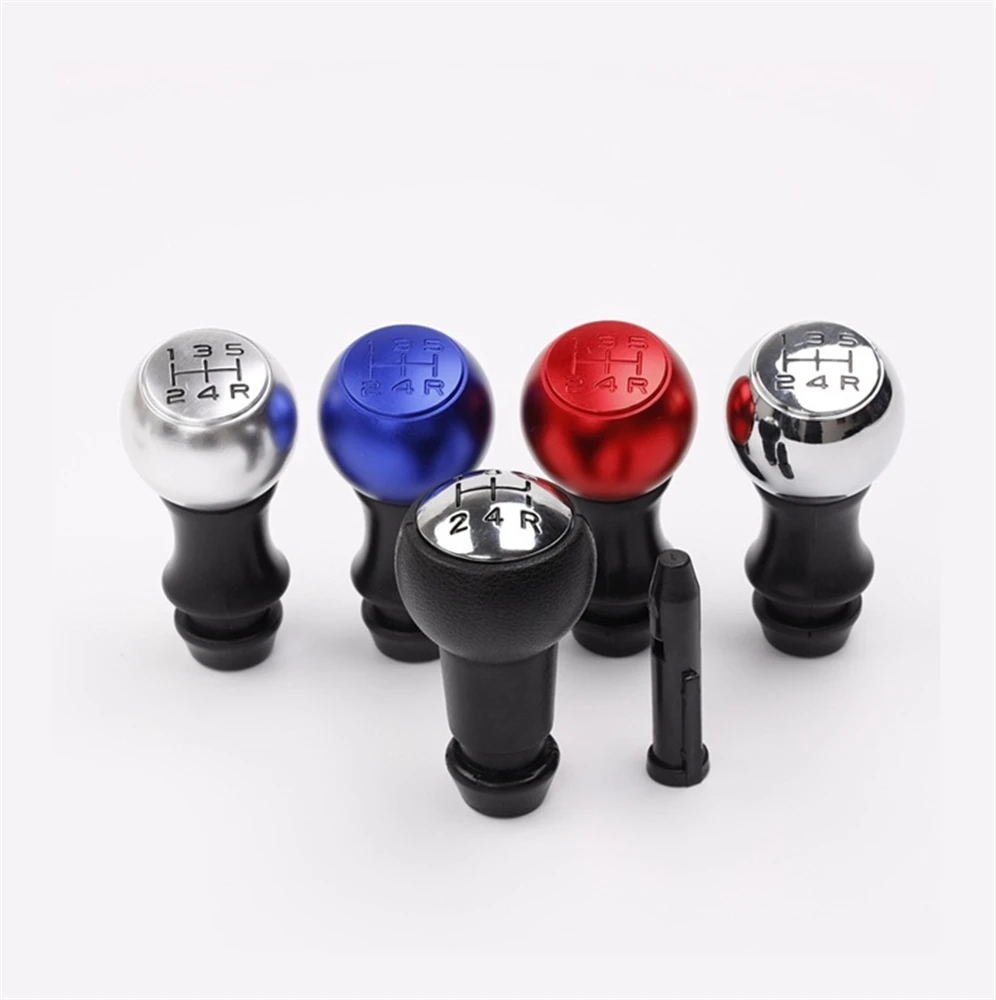 

5 Speed Car Alloy MT Gear Shift Knob Gaiter Boot Case Adapter Fit For CITROEN C1 C3 C4 PEUGEOT 106 107 205 206 207 306 307