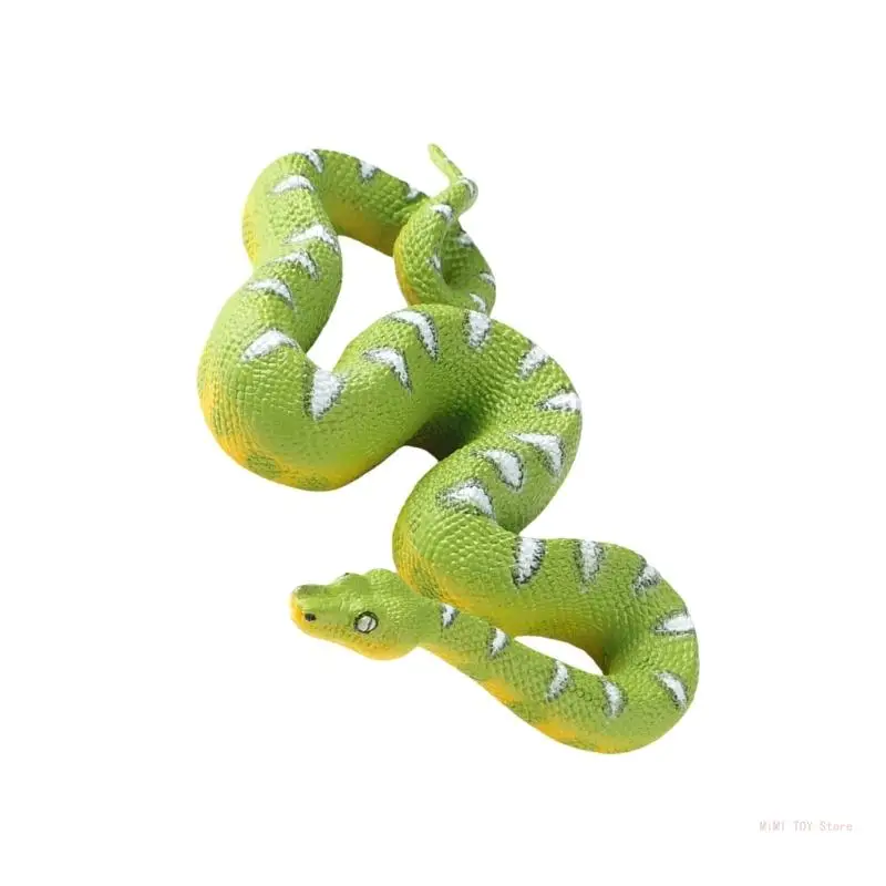 Detailed Snake Mother and Stylish Figures Educational Toy for Nature Lovers