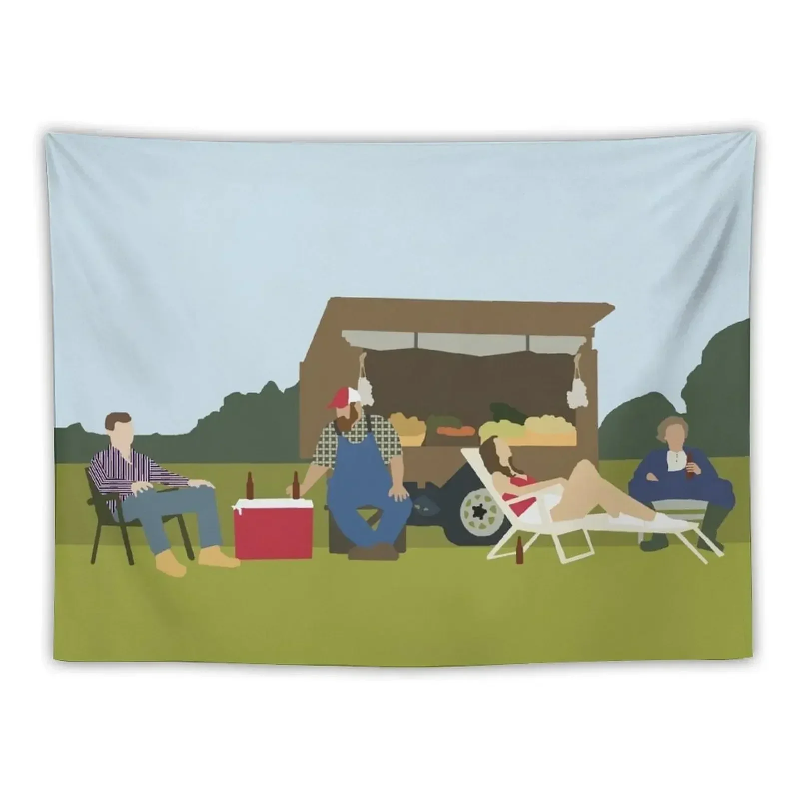 Letterkenny Produce Stand Tapestry Room Decor Aesthetic Korean Room Decor House Decoration Room Decorating Aesthetic Tapestry