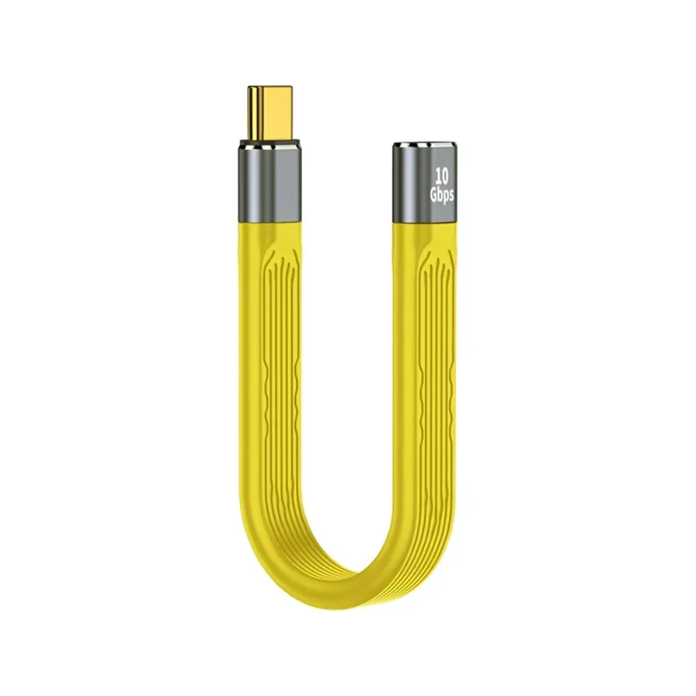 

Type C to C Fast Charging Wire USB Male to Male/Female Fast Charging Cable 13.8cm Soft PD Charging Wire