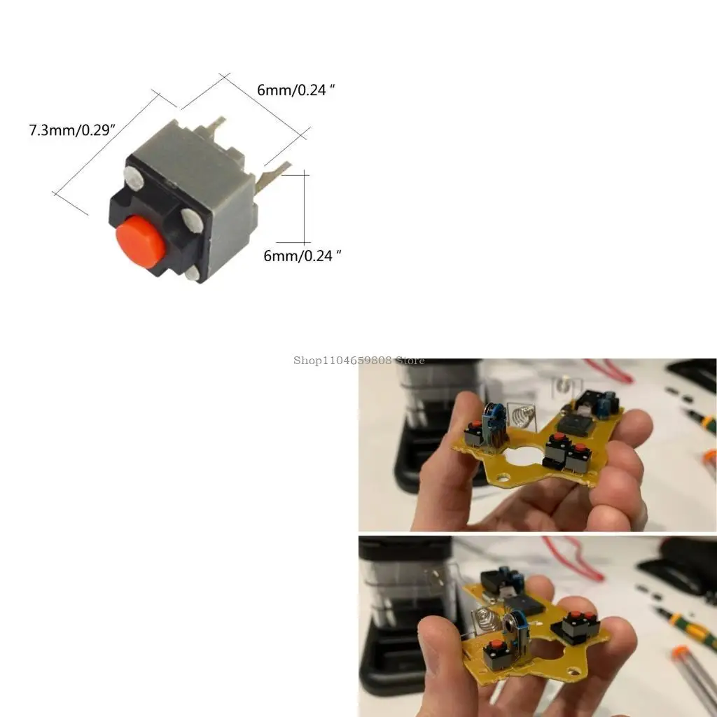 Kailh Square Silent Micro Switch Mute Switch Replace a Rectangle Micro Switch