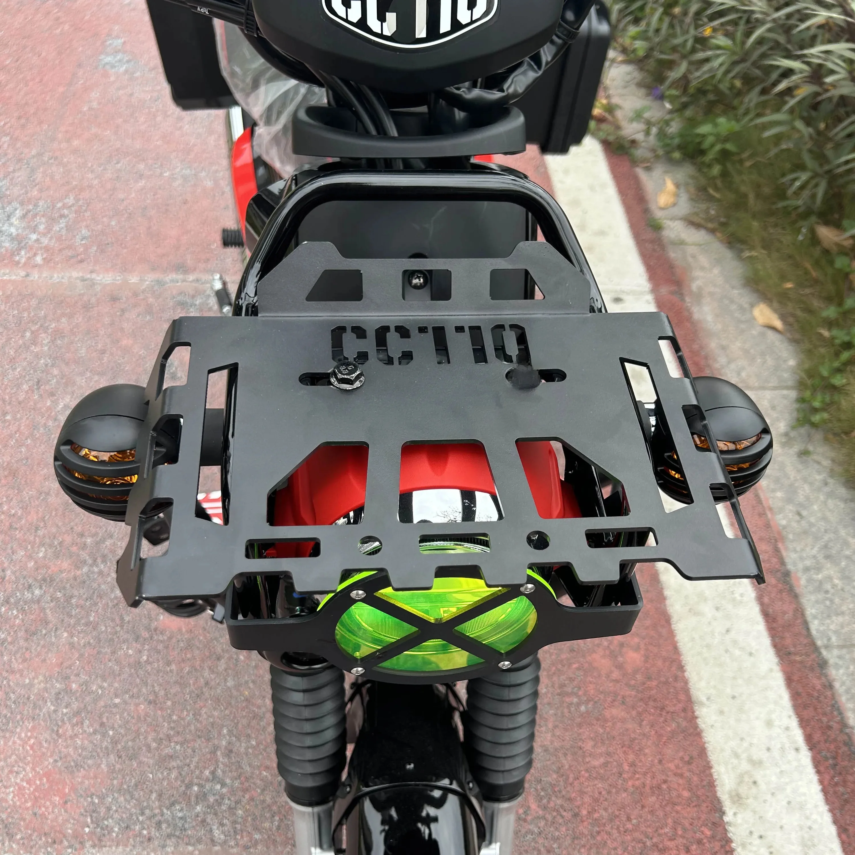  Lier Beast CC110 Front And Middle Mounted Storage Rack Basket Carrier Modified Accessory Suitable for Motorcycle Equipment