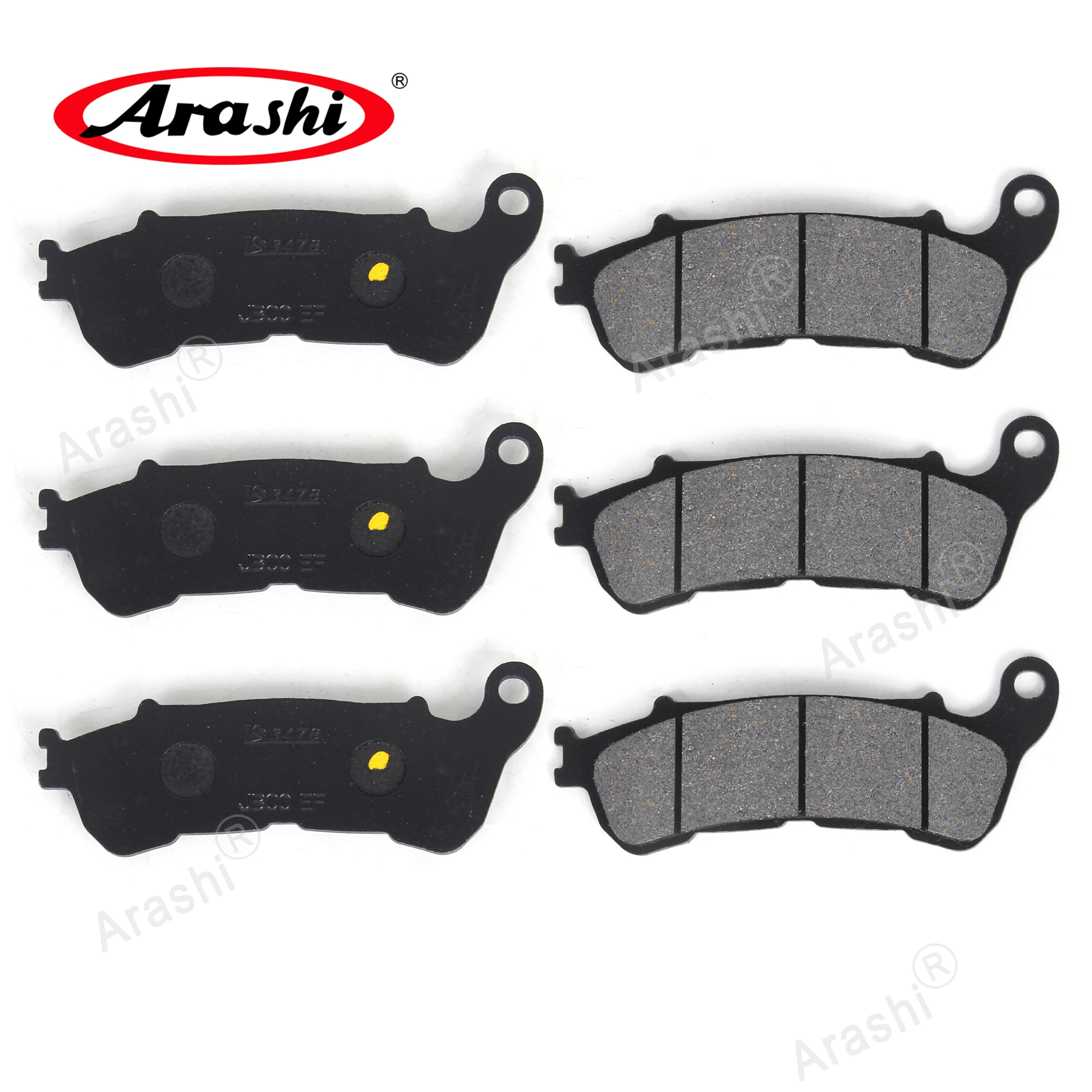 ARASHI Motorcycle Rear Brake Pad For HONDA VFR 800 VFR800 2006 2007 2008 2009 / VFR800A 2006 - 2008  2009 2010 2011 2012 2013