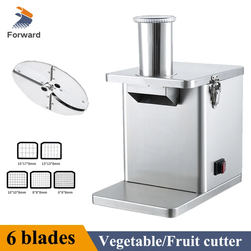 Multifunctional Vegetable Dicing Machine Commercial Carrot Radish Potato Cube Slicing Dicing Cutter Food Processor