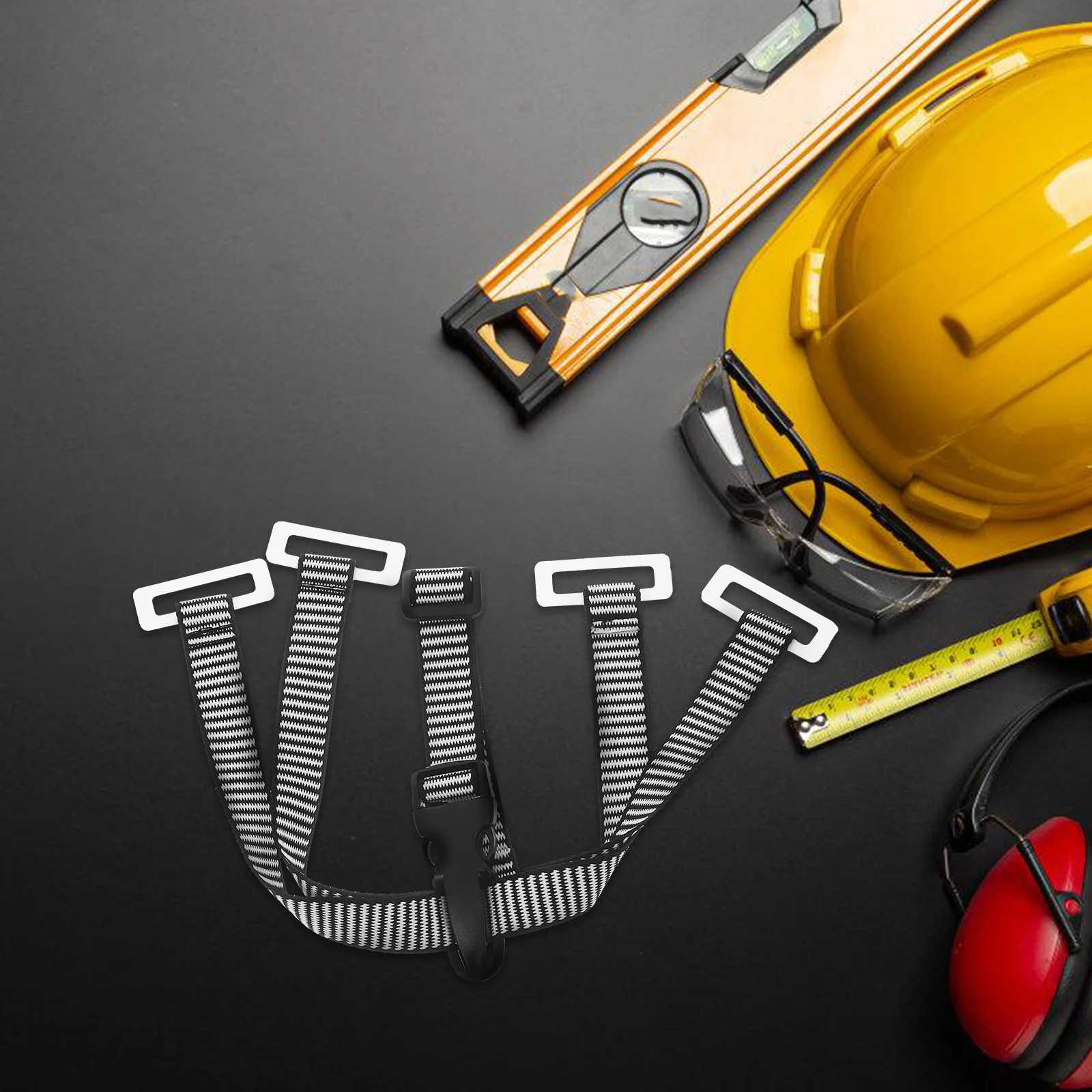 

Safety Adjustable Y Shape Chin Strap Hard Hat Harness Buckle Protective Labor Accessories Durable Comfortable Long Term