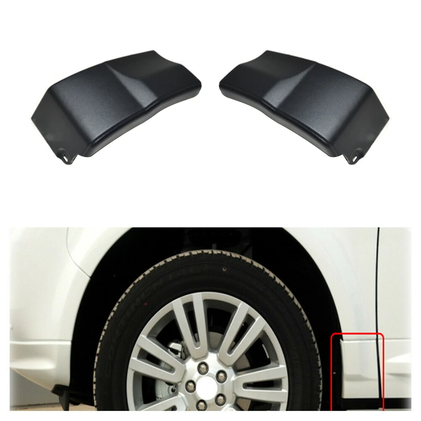 Right and Left Fender Moulding for 2008-2012 Land Rover LR2 LR018569