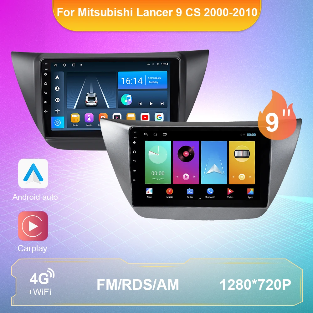 

Автомагнитола на Android 10, мультимедийный видеоплеер для Mitsubishi Lancer 9 CS 2000-2010, 2Din, GPS, Carplay, DVD, стереоколонки