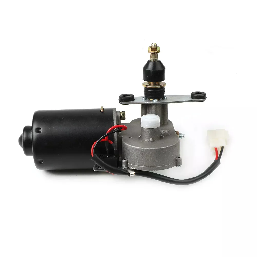 12V Electric UTV Windshield Wiper Motor Kit With Switch Compatible With Polaris Universal Power Wiper Assembly 90° Wipe Sweeping