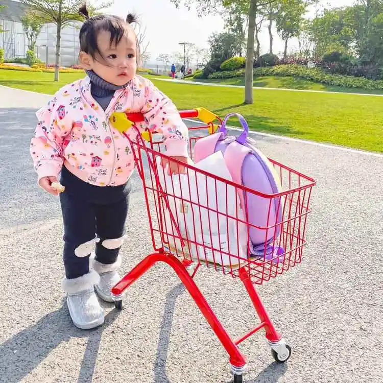chariot-de-courses-miniature-realiste-pour-enfants-chariot-a-pousser-pour-filles-jeu-d'imitation-chariot-de-supermarche-portable-pour-bebes
