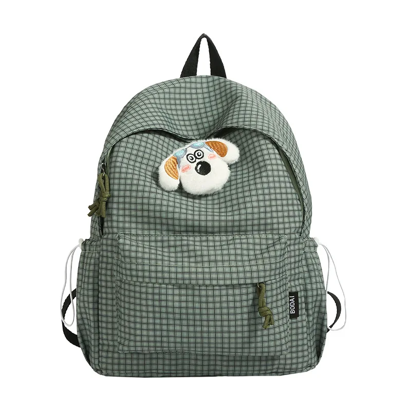 

Japanese StyleinsCute Girl Backpack Simple Fresh Versatile School Bag Student Large Capacity Double Shoulder Bag