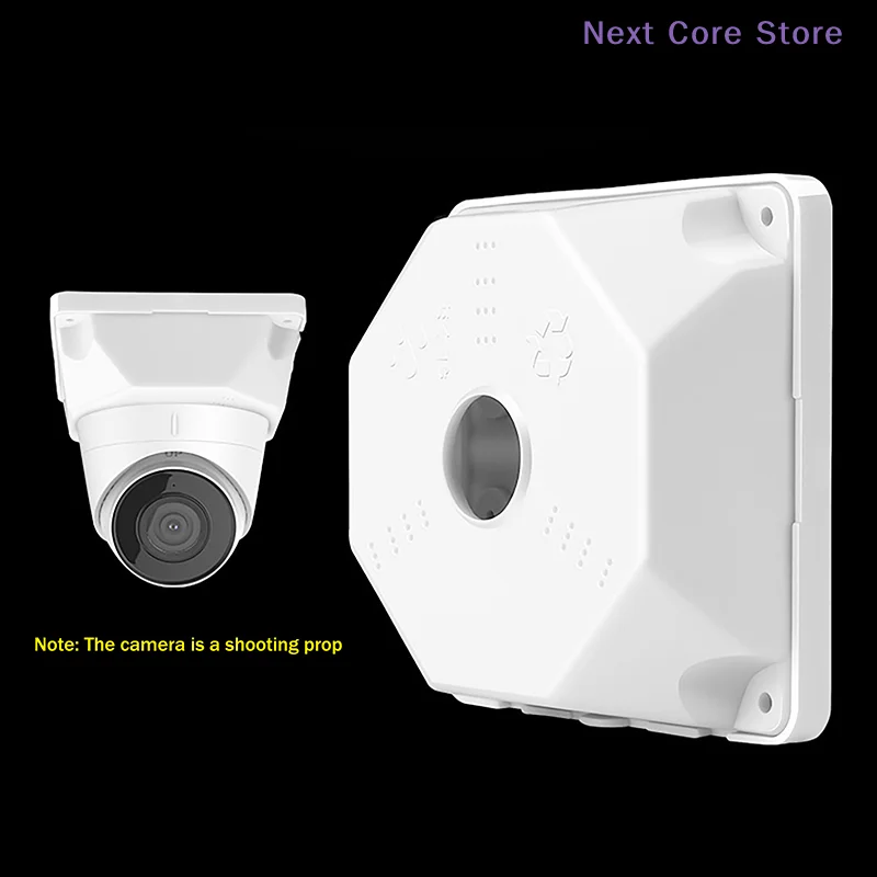 [NC]Universal Security Camera Junction Box Mounting Bracket Plastic Rainproof Junction Box Mounting Bracket For Dome Camera[NC]