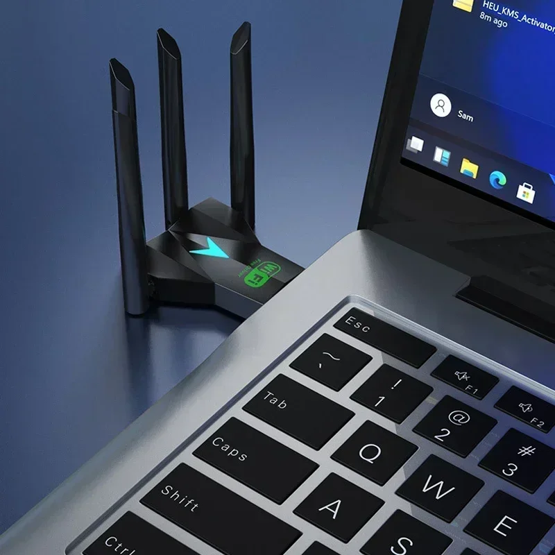 1200Mbps Wi-Fi Dongle USB3.0 High-Speed Wire4 Antenna WiFi USB Adapter Dual Band 2.4G+5Ghzless Card Receiver For PC/Laptop Win
