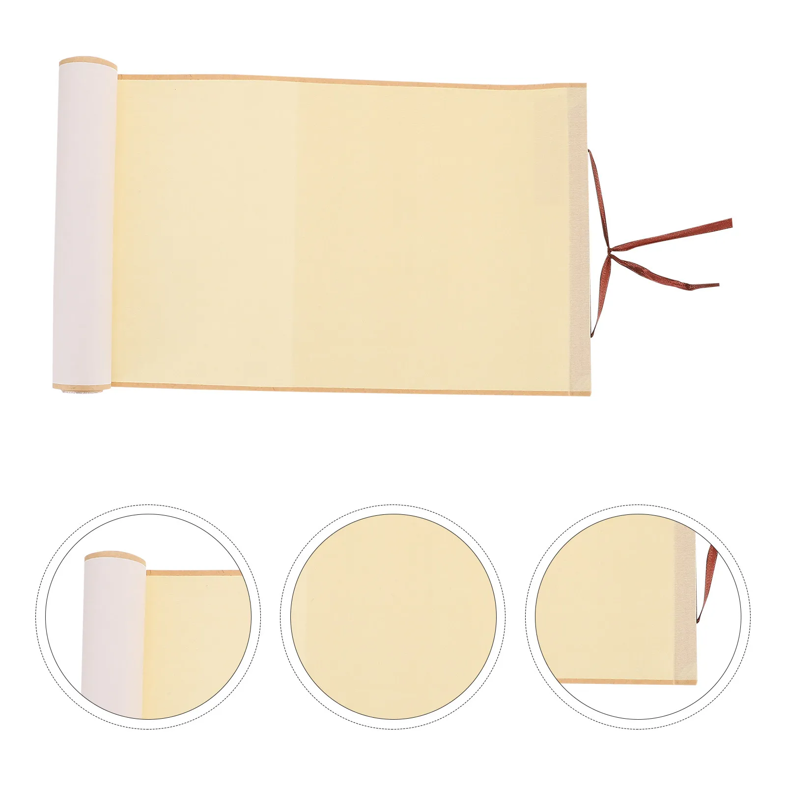 Authentic Blank Hanging Scroll Paper Made of Top-Class Rice Paper Medium Ink Absorption Perfect for Chinese Calligraphy Painting