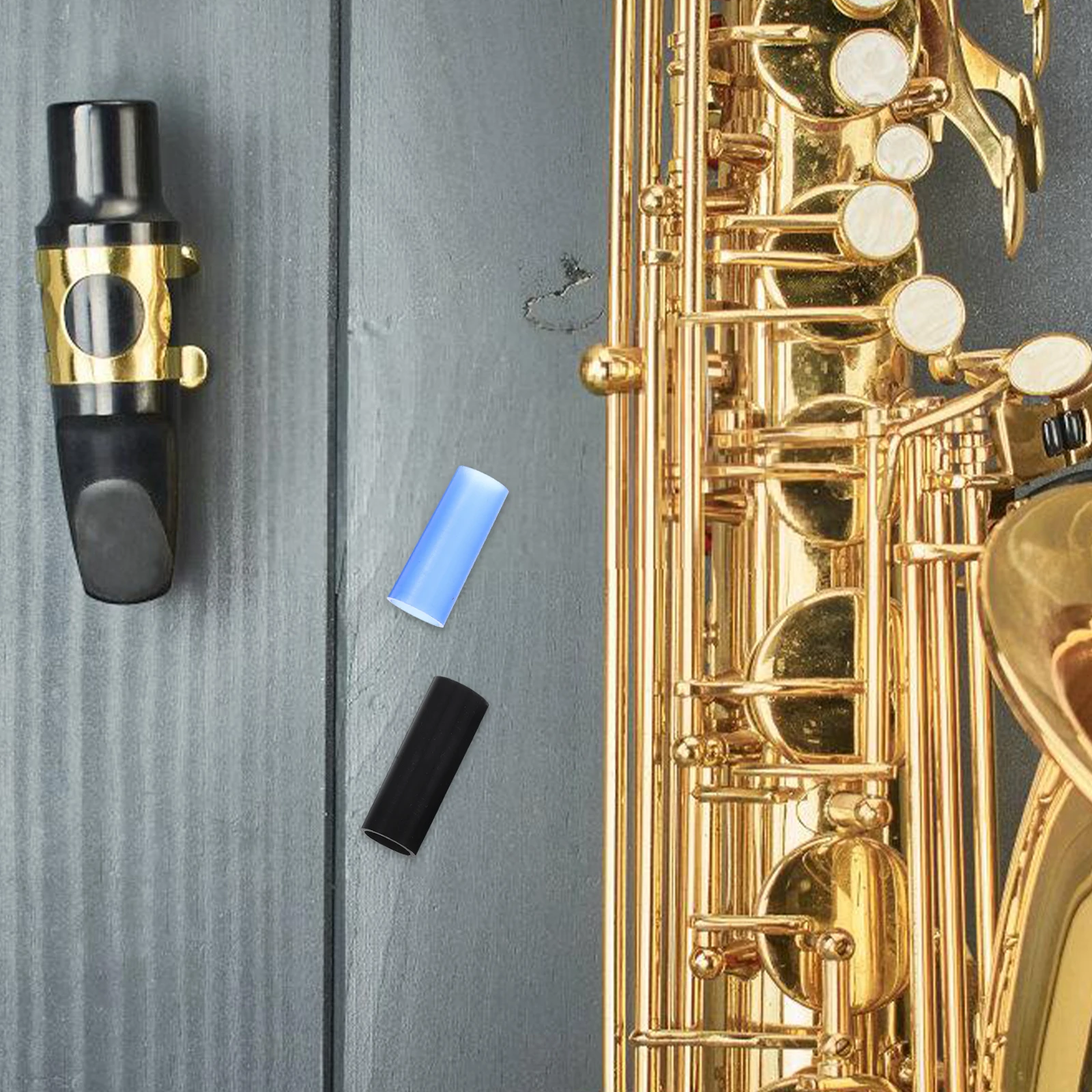 

4pcs Silicone Saxophone Neck Joint Durable Replacement Parts Alto Tenor Soprano Sax Accessories Instrument Equipment Repair