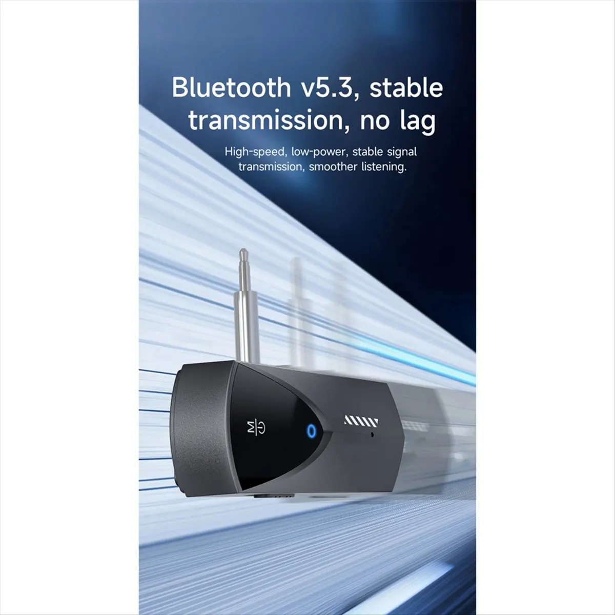 

A23G AUX Bluetooth-передатчик-приемник с разъемом 3,5 мм, беспроводной аудиоадаптер BT5.3 для телевизора, автомобиля, наушников, колонок, ПК