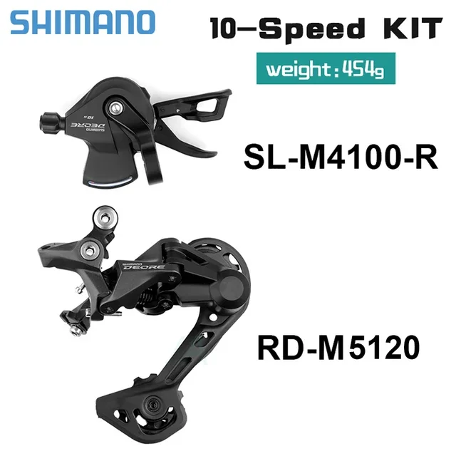 SHIMANO Deore M4100 Groupset M4100 Shift Lever RD M4120 Rear