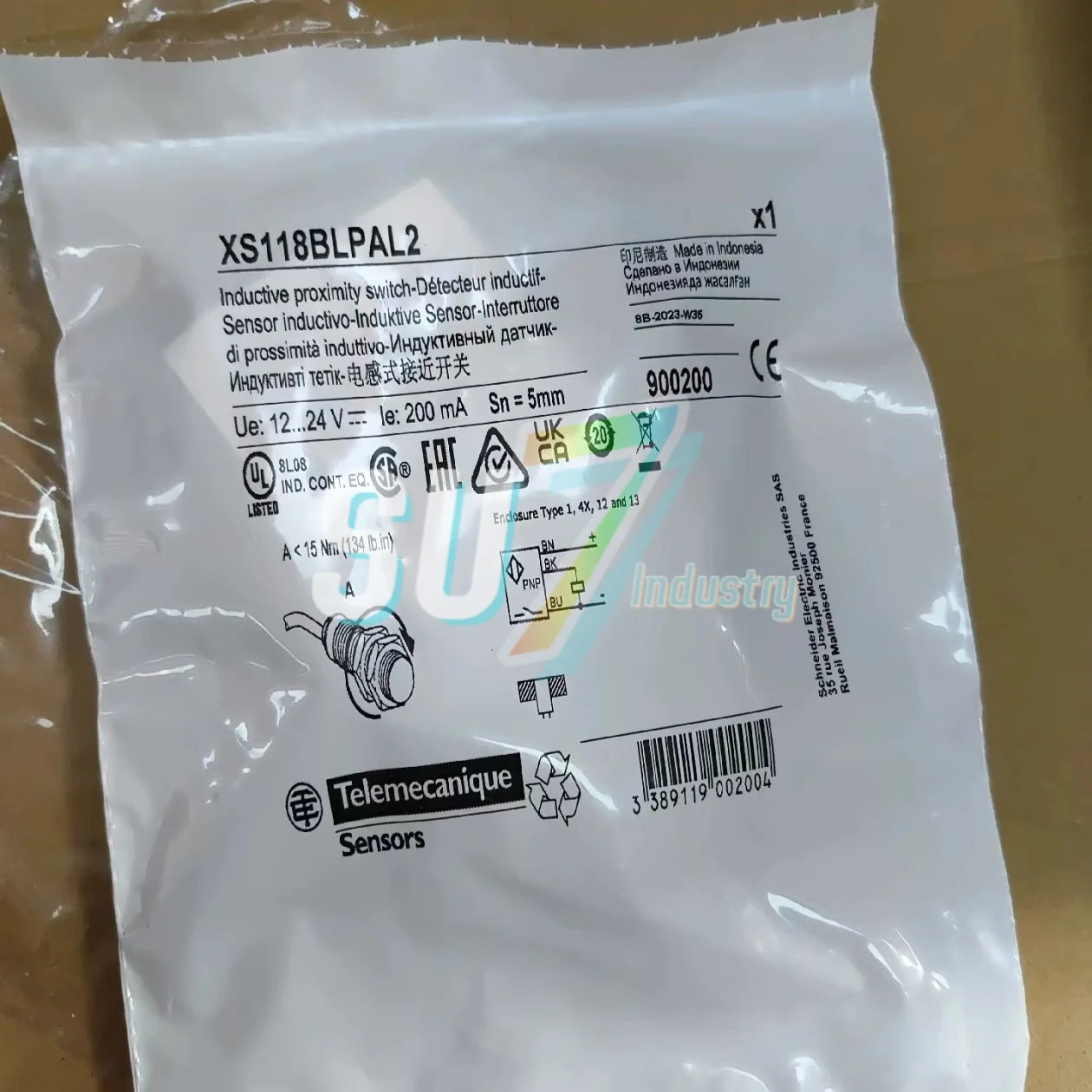 XS118BLPAL2 리미트 스위치 새로운 원본