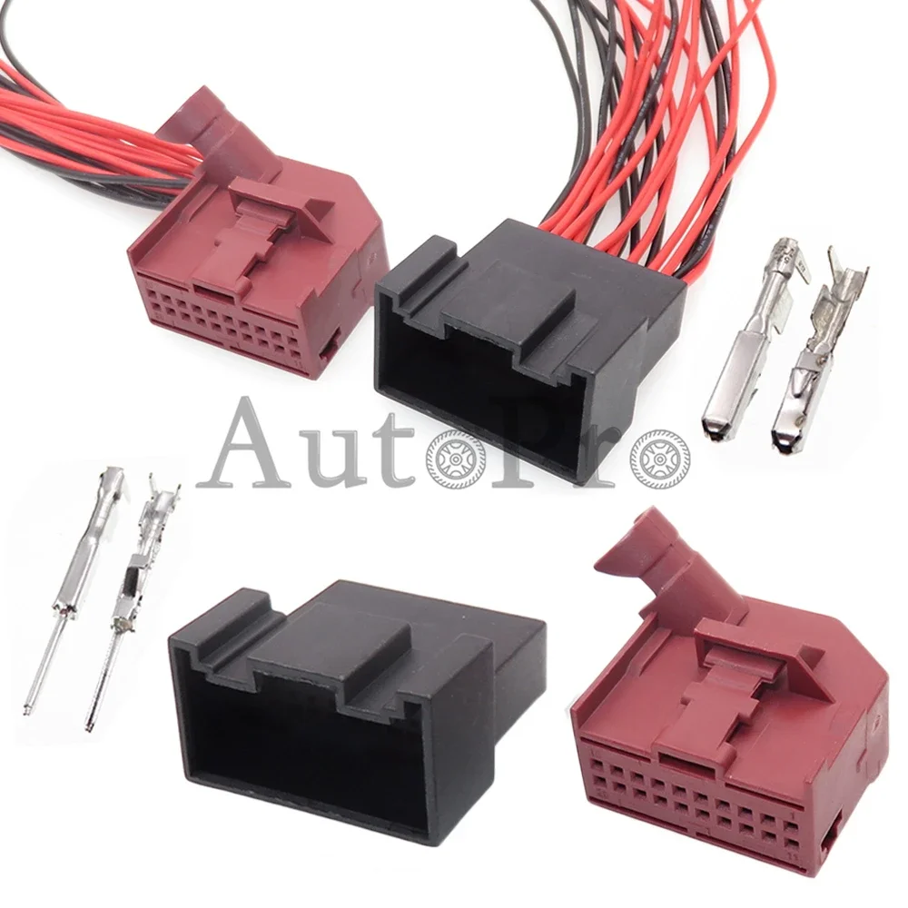 

1 комплект, 20 отверстий 8E 0972420 Автомобильная электрическая розетка для переменного тока в сборе VW, контроллер шлюза компьютера 1534095 -1 1534102 -1 1534110 -2