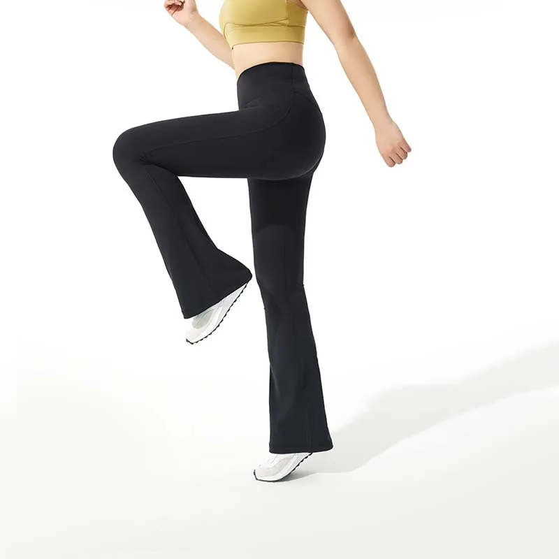 امرأة كبيرة مفتوحة المنشعب طماق الرياضة غير مرئية سحابات سراويل Crotchless كبيرة الخصر مرونة السروال السراويل الغريبة الجوارب