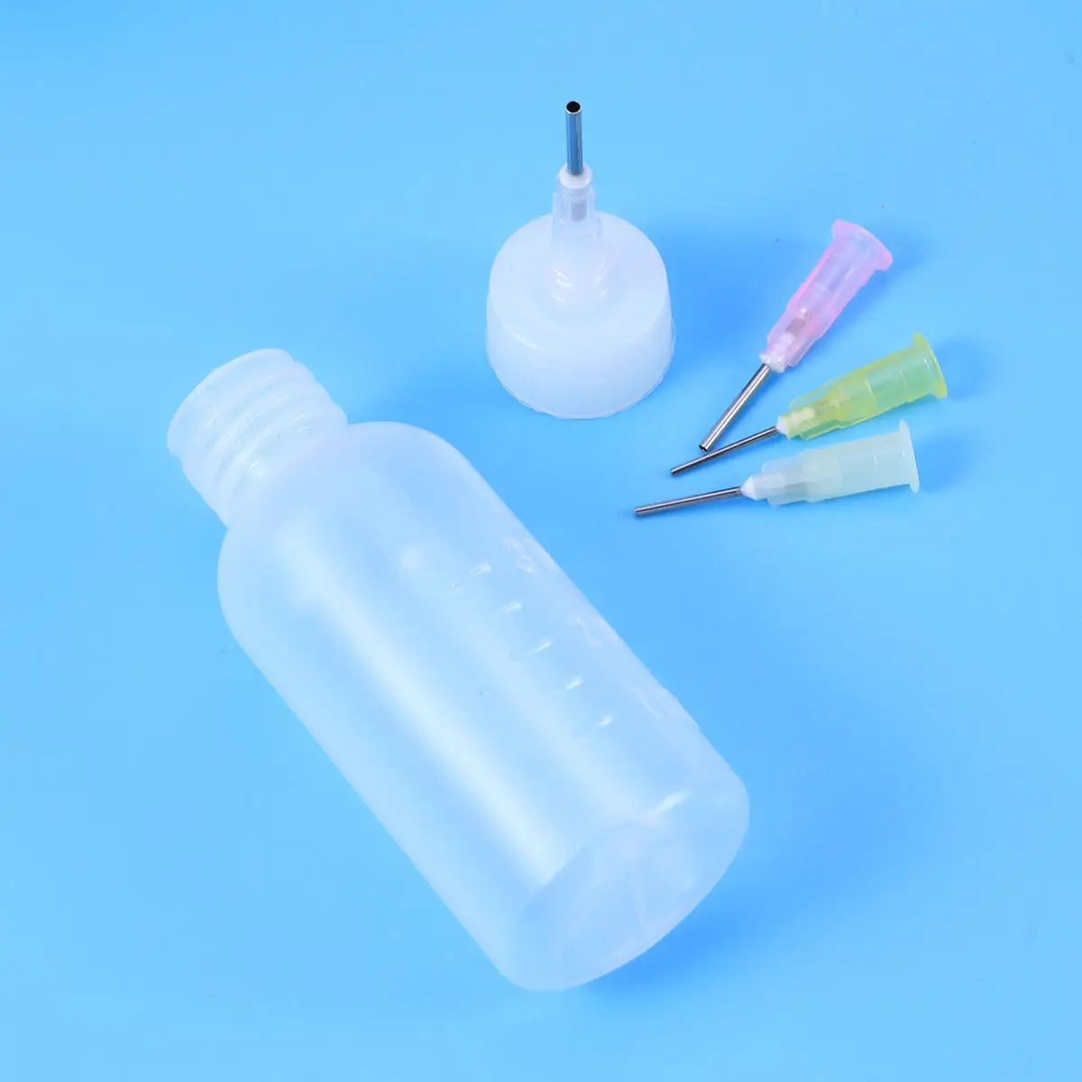 

1 Tattoos Plastic Bottle Set Body Art Drawing Accessories 1 Bottle 4 Plastic Pipe Nozzles 30ml Durable Portable Ink Pigment