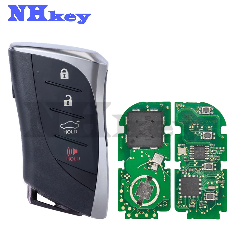 

NHKEY For LEXUS 2019 ES300h ES350 ES350h FSK314.3MHz Keyless-Go Smart Key/Board 0440/ID88 CHIP/FCC ID: HYQ14FBF/PN: 8990H-33020