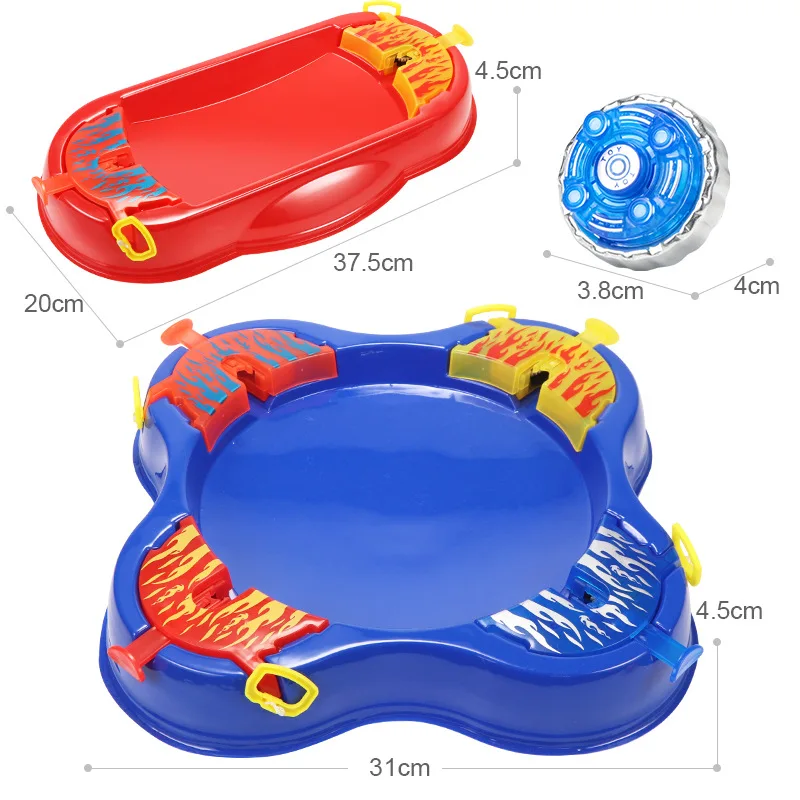 Gyro Toy Plate Stadium Arena Four Two-players Battle Table Interactive Family Game Creative For Kids Children Boys Girls Babies