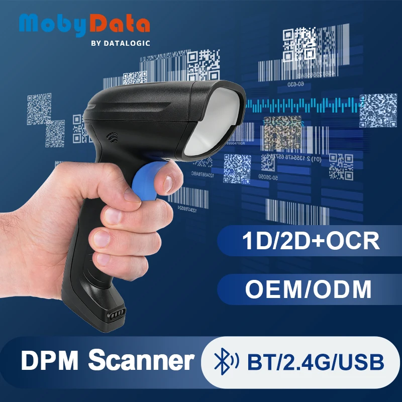 Mobydata HS450DPM Industrial Barcode Scanner DPM Portable Wireless Barcode Scanner For Warehouse