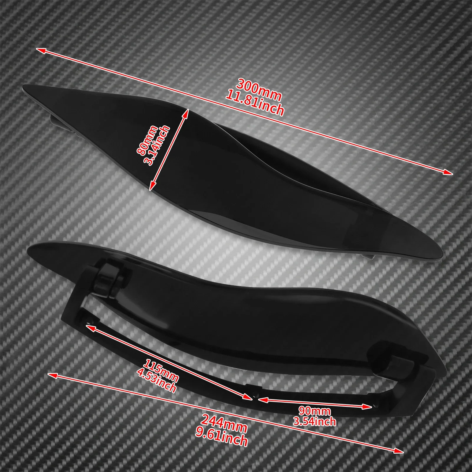 Motocykl regulowany deflektor powietrzny do Harley Touring 2014-2010 2022 Tri Glide Ultra FLHX Electra Glide CVO przemieszczanie się po ulicy FLHTK — zdjęcie 7
