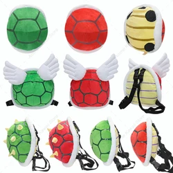 Hot Game Super Bros Bowser Koopa Troopa Paratroopa Plush Backpack Model Student Knapsack School Bag Cosplay Toys Kids Gifts