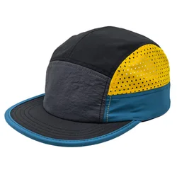 Ultralight 5 Panel Mesh Cap Dry Quick Breathable Running Cap Outdoor Sports Hat For Cycling Baseball Trail Running Snapback Hat
