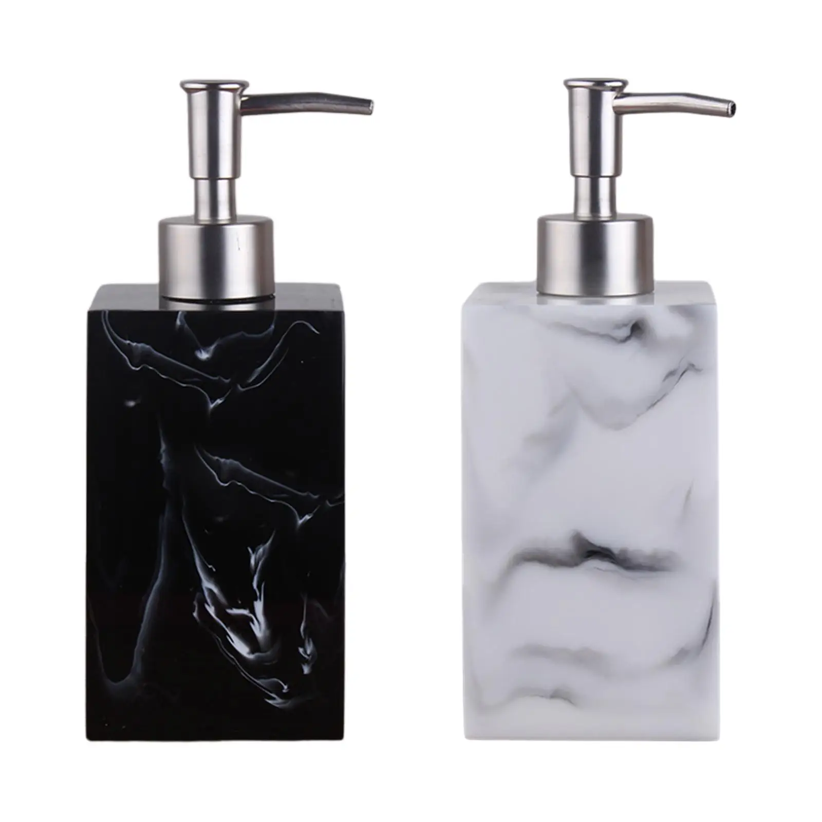 Marble Texture Soap Dispenser Bathroom Liquid Container Durable Salon Dispenser for Laundry Room Home Kitchen Hotel Bathroom