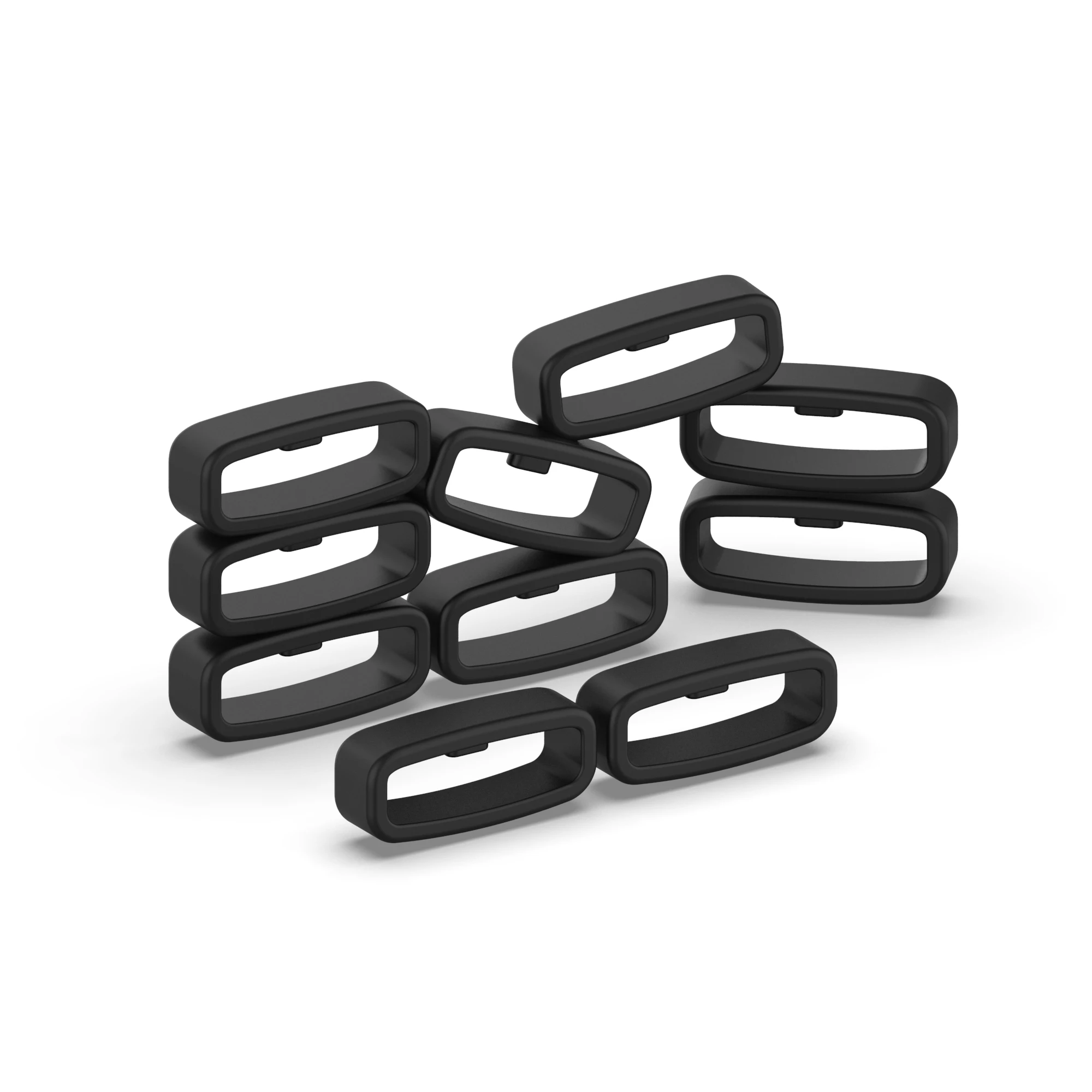 30pcs 18/20/22mm Silicone Watch Band Keeper Ring for Garmin Fenix 7 7S 6 6S Pro 5 5S Plus Forerunner 945 245 Strap Rubber Loop