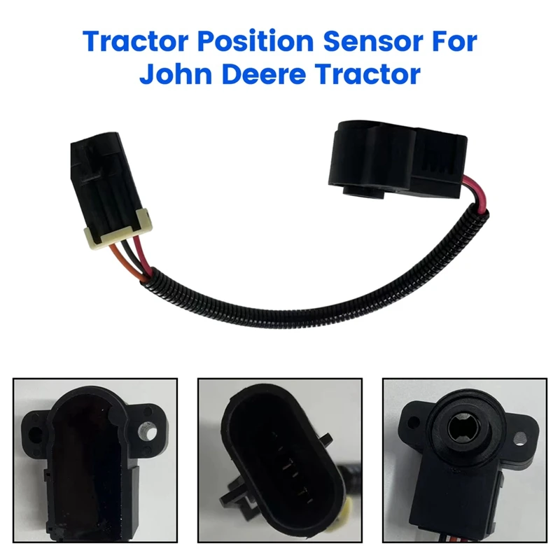 1 Piece New Tractor Position Sensor RE257113 Black ABS For John Deere Tractor 8230 8235R 8245R 8260R