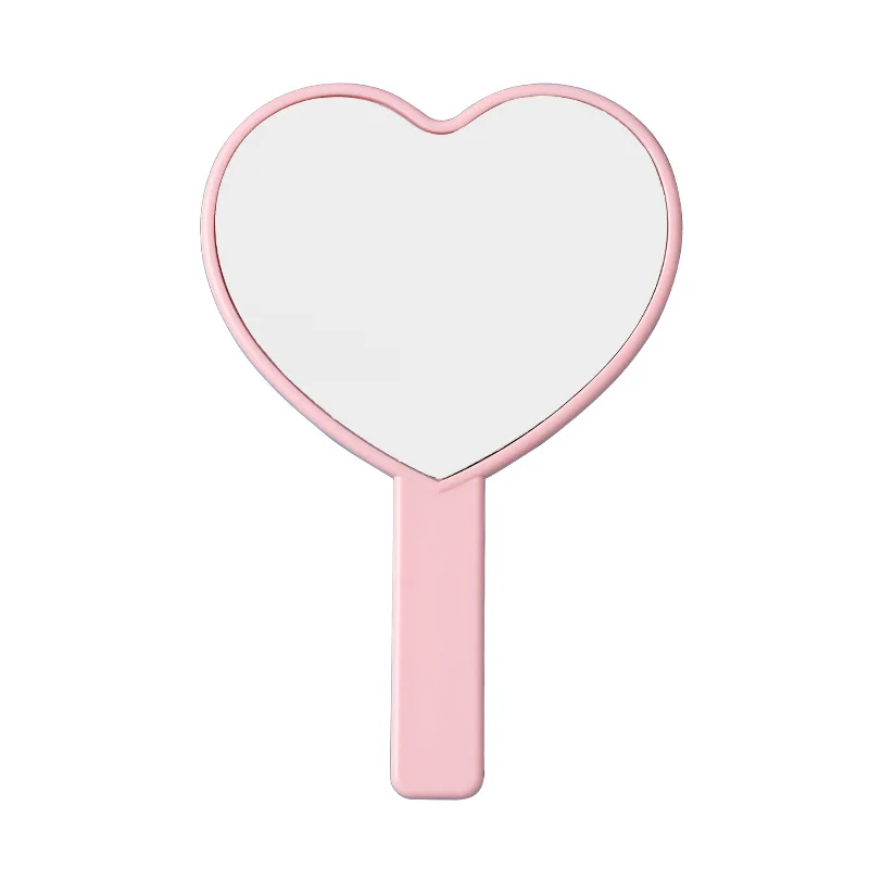 10/5 Pcs Small Love Mirror Portable Heart-shaped Handheld Makeup Mirror  Suitable As A Mini Gift for Ladies Princesses Party