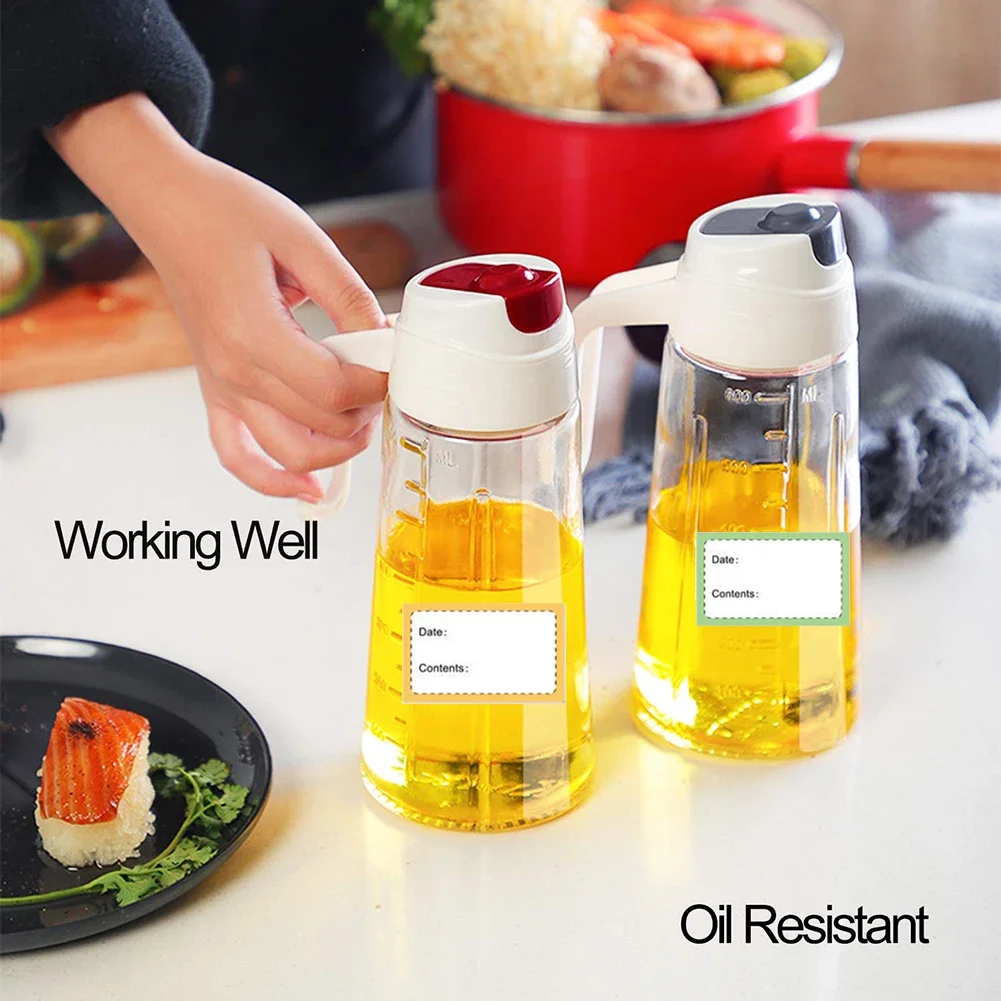 Reusable Write On Labels 3*5cm For Organizing Food In Refrigerator Perfect For Tracking Prepared Meals And Ingredient Batches