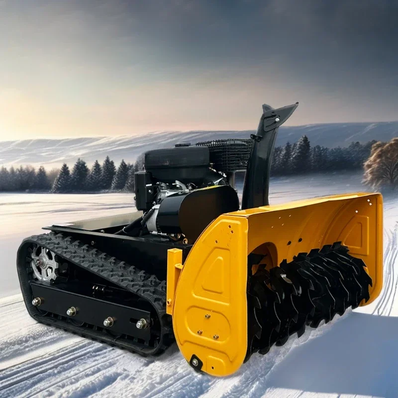 Commercial independent rubber crawler snow blower wholesale Loncin 13hp 15hp